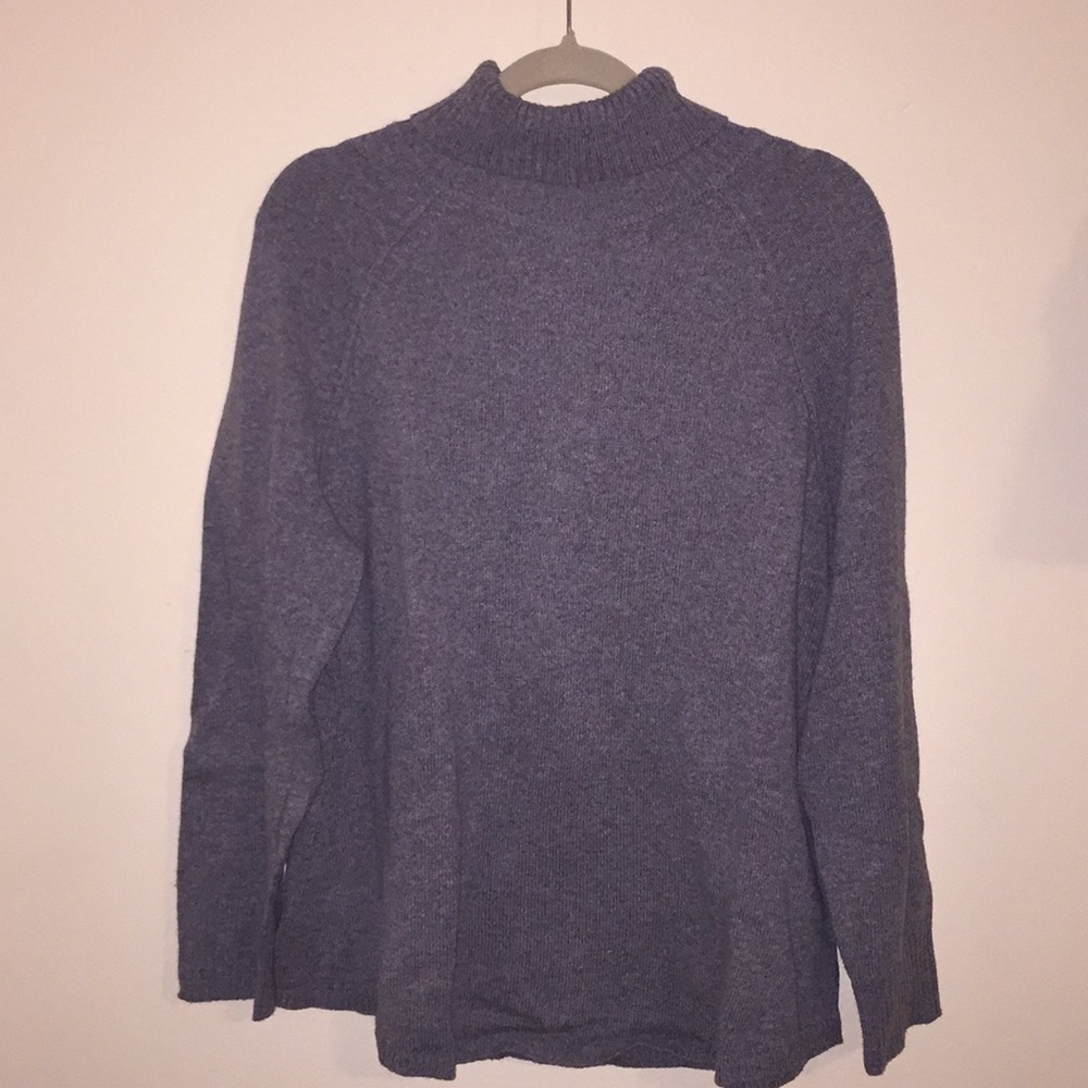 J jill grey turtleneck